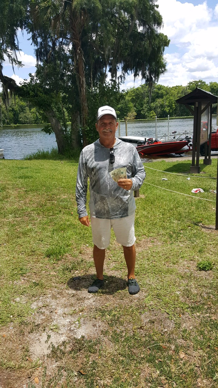 Steve Cothran - 2nd Place Co-Angler - Lake Harris only - July 2021