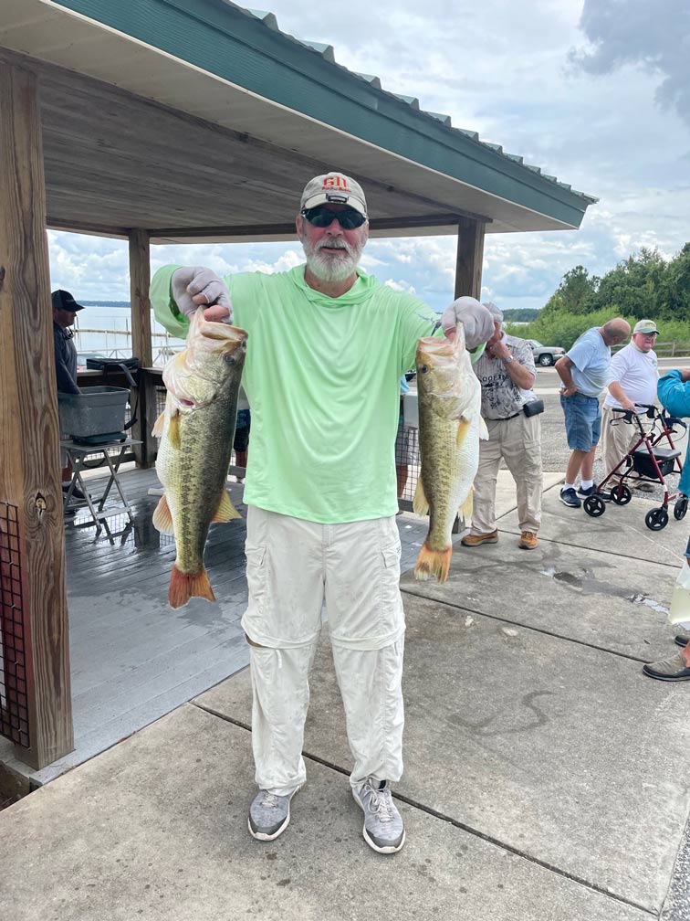 Brian Falls - 1st Place Co-Angler and Big Fish Winner - Lake Weir - September 2021